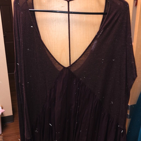 Maroon Long Sleeve Blouse - Picture 1 of 1